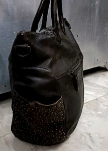 🔥  Dark Brown Leather Tote