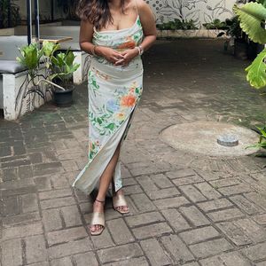 Floral Print Maxi Dress