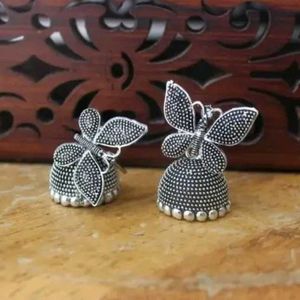 Butterfly Jhumka Earrings