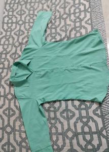 Mint Green Button-Down Shirt