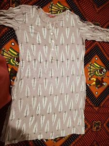 Peach Colour Kurti