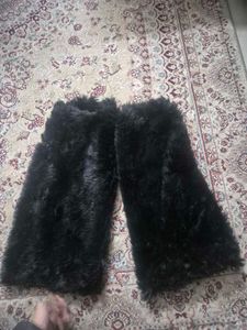 fur leg warmers