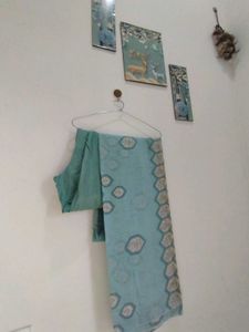 Elegant ✨Blue Printed Kurta Set💙🐥