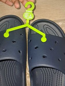 Crocs Navy Blue Slides