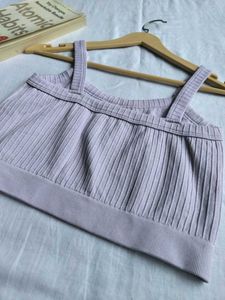 Lavender Crop Top