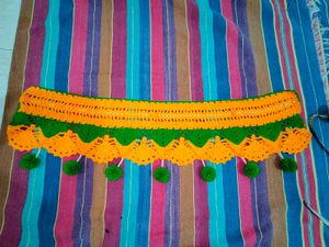 Handmade Crocheted Door Thoran And Thalipose