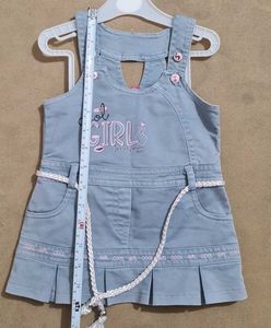 Cute Denim Jumper Dress