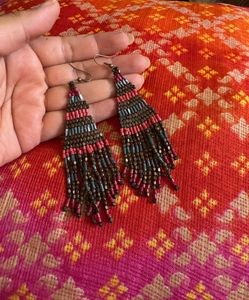 Multicolored Beaded Earrings