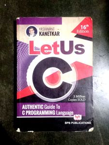 Let Us C - Yashavant Kanetkar (16th Edition)