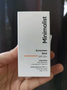 Minimalist Sunscreen Stick SPF 50 20Gm