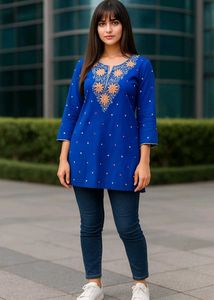 Blue Kurta