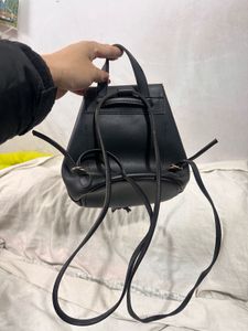 Mini Black Backpack