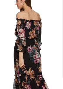 Rare A-line Casual Dress Black