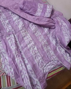 Elegant Lavender Kurta