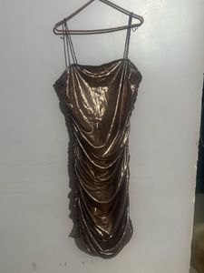 Metallic Mini Dress