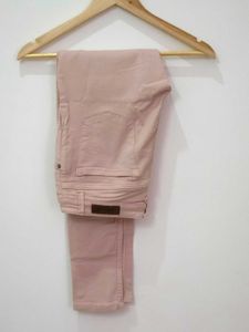 Blush Pink Skinny Jeans