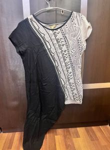 Asymmetrical Print Top