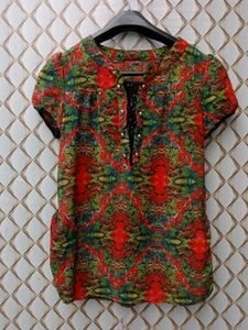 New With Tag Floral Cute Formal Korean Top