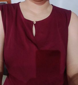 Maroon Jumpsuit