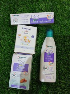 Combo Himalaya Baby Massage Oil & Soap