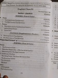 English Textbook - Class 11