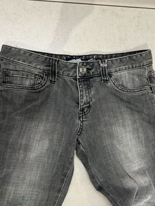 Stylish Gray Denim Jeans