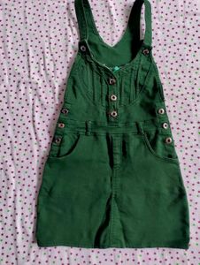 Dark Green Dangari For Kids