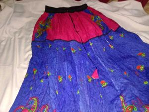 Paisley Print Maxi Skirt