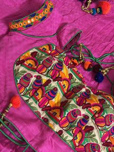 Pink Ghaghra Choli