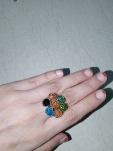 Red And Multi Jewellery Set
