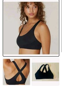 Navy sports bra