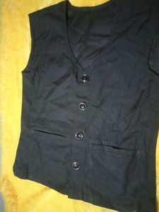 Chic Black Vest