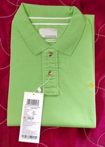 Original Peter England Men Tshirt Green