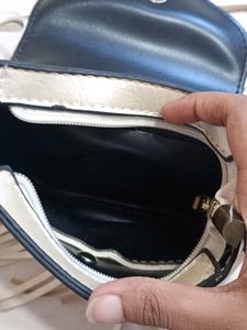 Cute Aesthetic Off White Sling Bags For Women
