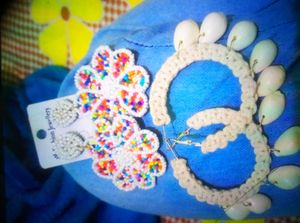 Shell & Beaded Earrings
