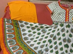 FullFlare AnarkaliKurti with a BeautifulBoho Prin