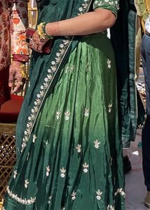 Lehenga Choli With Odhna &amp; Blouse