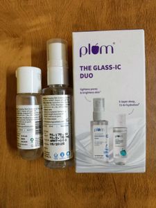 Pack Of 2 💕 Plum Glass-ic Duo: Toner &amp; Essence