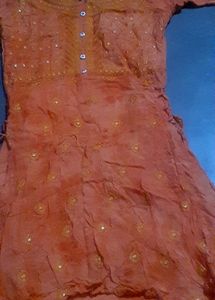 Beautiful Orange Gown
