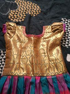 Kids Silk Gown