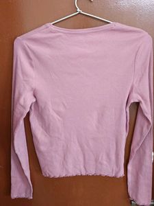 Pink Long Sleeve Top and Lower