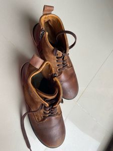 Mochi - Pure Leather Ankle Boots (foot size 3)