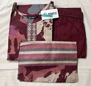 Point 8 Kurta Set Deeptex