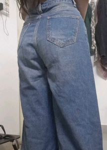 Wide Leg Denim Jeans