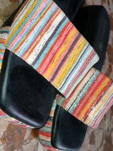 Colorful Striped Slides