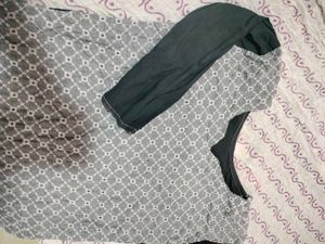 Black Short-Kurti