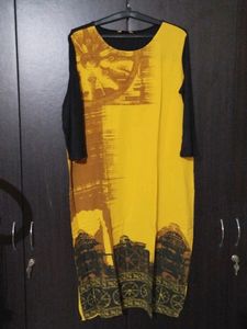 Women Aurelia Yellow Kurti