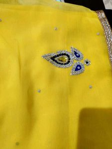 Yellow Sareee