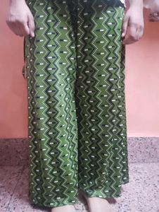 Zig-Zag Vibes | Stretchable Printed Palazzo Pants