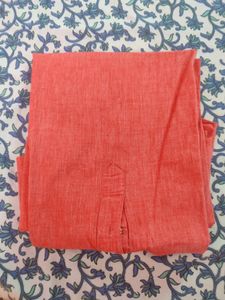 Red Branded Kurta